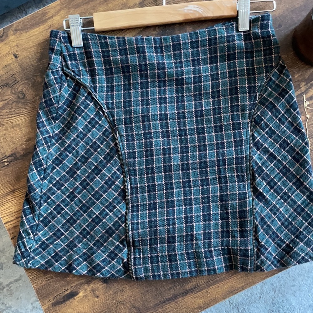 Urban Outfitters plaid mini skirt